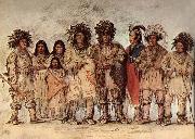 George Catlin Indian Tropp Spain oil painting reproduction